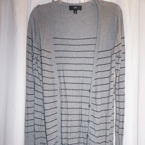 Mossimo; black and gray striped